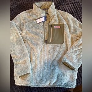 Vineyard Vines Sherpa Quarter Zip NWT